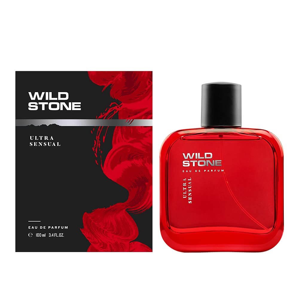 Wild Stone Ultra Sensual Perfume Spray for Men, 100ml, A Sensory Treat for Casual Encounters, Aromatic Blend of Masculine Fragrances